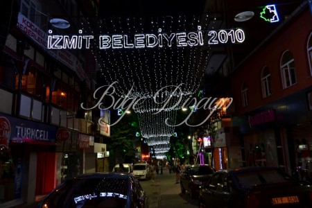 Led Işıklı Cadde Yazıları