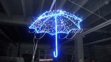 Işıklı Şemsiye Motifler ve Işıklı Figürler, led motif, led figür